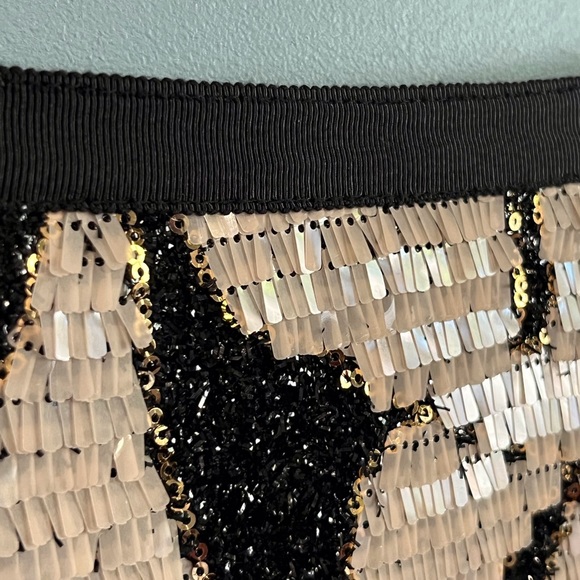 SELLING ANTONIO MELANI SKIRT COLOR BLACK And CREAM SIZE 6 - Picture 14 of 14